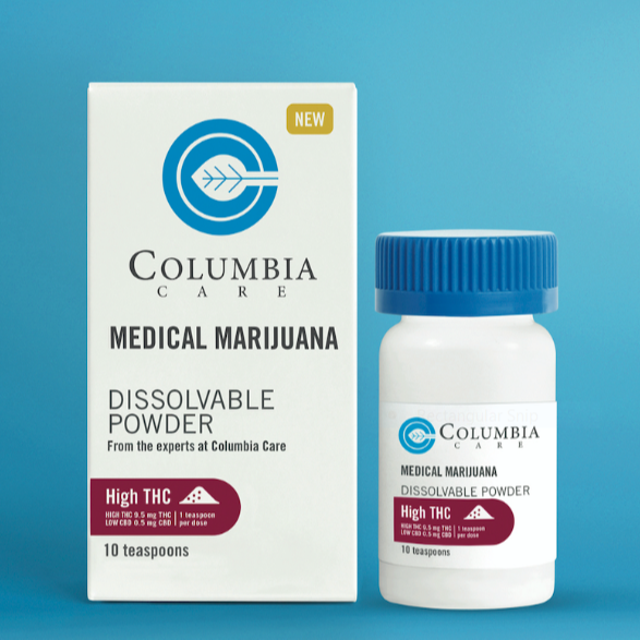 Columbia Care Premium High THC Dissolvable Powder 100mg 10pack Leafly